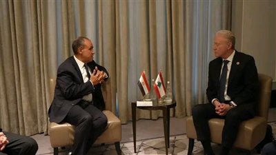   وزير الخارجية يلتقي نظيره اللبناني على هامش مجلس جامعة الدول العربية