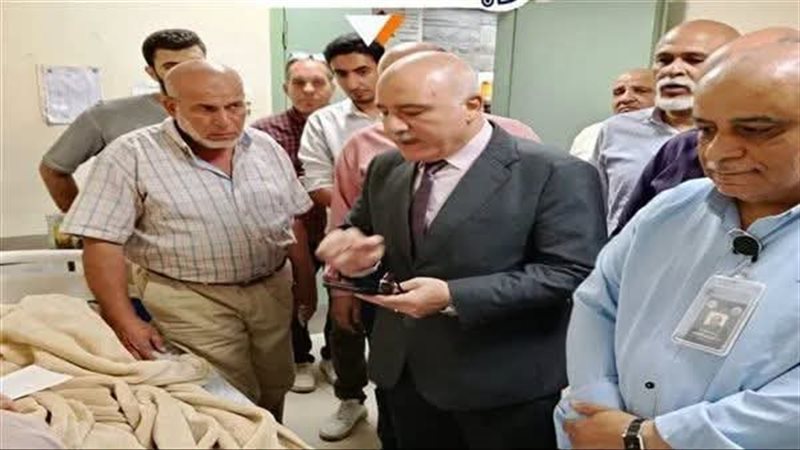 وكيل الصحة يتابع