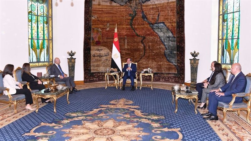 الرئيس السيسي خلال