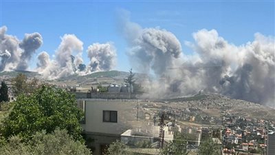 توغل إسرائيلي وقصف بمسيرة وقنابل صوتية في الجنوب اللبناني