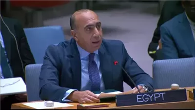 مندوب مصر الدائم لدى الأمم المتحدة: الحفاظ على وحدة السودان يمثل جوهر الموقف المصري والعربي