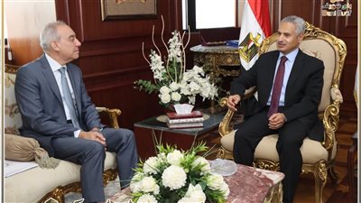 محافظ بني سويف يستقبل السفير علاء يوسف رئيس الهيئة العامة للاستعلامات