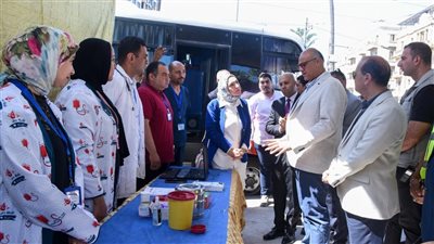 محافظ الإسكندرية يشهد انطلاق الحملة القومية للتبرع بالدم