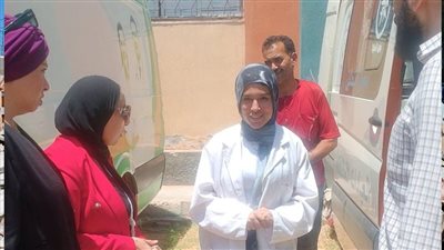 الكشف على 1208 مواطنين خلال قافلة طبية مجانية بمنطقة الكيلو 2 في الإسماعيلية
