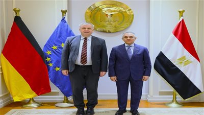 وزير العدل يستقبل سفير ألمانيا الاتحادية بالقاهرة لبحث أطر التعاون القضائي