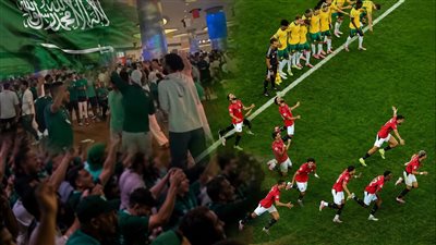 هتافات وأعلام وفرحة عارمة.. السعوديون يحتفلون بتأهل منتخب مصر إلى دور الـ16