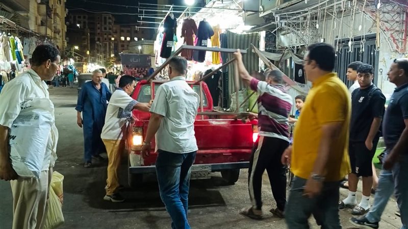 رفع الاشغالات بالمنوفية