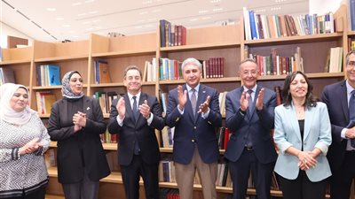 افتتاح مكتبة المتحف المصري الكبير