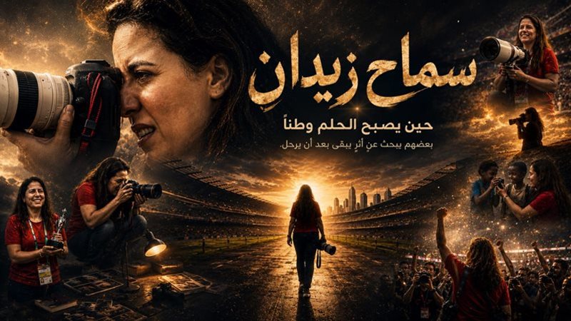 سماح زيدان .. حين يصبح الحلم وطناً