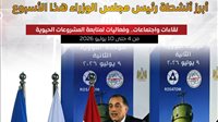 المركز الإعلامي لمجلس الوزراء يستعرض بالإنفوجراف أبرز أنشطة مدبولي هذا الأسبوع 