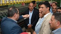 وزير الصناعة ومحافظ الغربية يتفقدان مجمع مصانع شركة غزل المحلة 