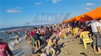 هربًا من حرارة الشمس.. إقبال متزايد على مصيف بلطيم 