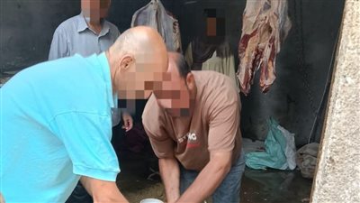 ضبط سلخانة غير مرخصة و200 كيلو لحوم فاسدة خلال حملات رقابية بالمنوفية