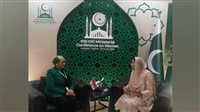 أمل عمار ووزيرة التعليم الباكستانية تبحثان تعزيز التعاون في تمكين المرأة والتعليم 