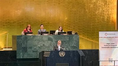 وزير التخطيط يلقي كلمة مصر خلال فعاليات المنتدى السياسي المعني بالتنمية المستدامة
