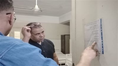 مدير عام الطب العلاجي يتفقد مستشفى رمد طهطا