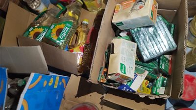 ضبط 6200 عبوة أغذية و1255 كيلو لحوم بالغربية