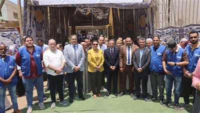 محافظ المنوفية ووفد 
