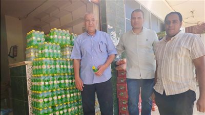 ضبط 2000 عبوة مشروبات مجهولة المصدر وكميات زيت غير معلومة المصدر بمركز ديروط