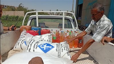 ضبط مواد بترولية وسلع مجهولة المصدر في حملات رقابية بأسيوط