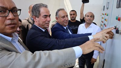بحضور المسلمانى.. تشغيل تجريبي لمشروع الصرف الصحي فى كفر الدوار بالغربية