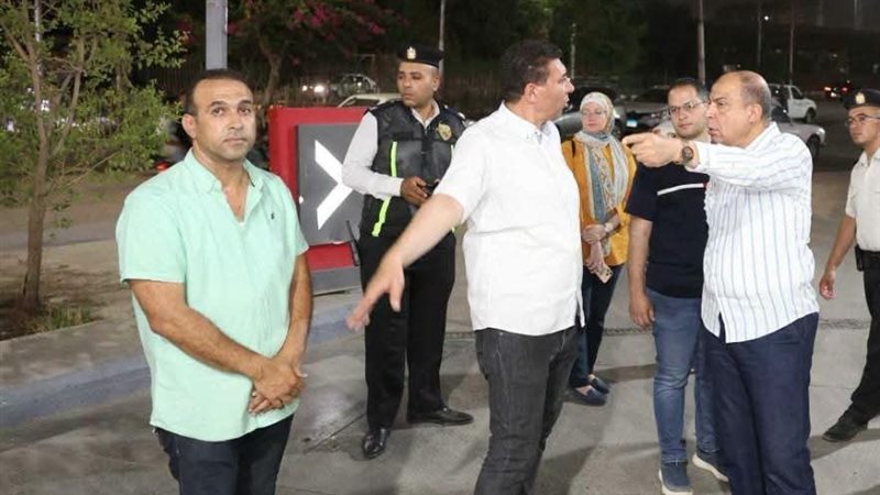 محافظ المنيا خلال