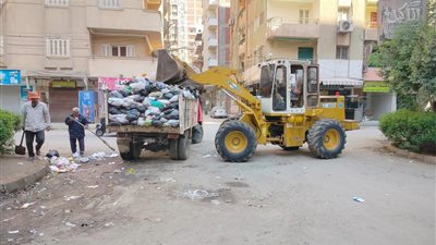 رفع 515 طنً تراكمات قمامة ومخلفات في الغربية