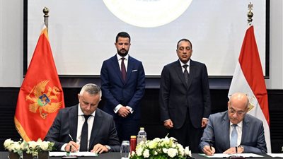 مدبولي يشهد توقيع مذكرة تفاهم بين ميناء الإسكندرية وموانئ الجبل الأسود  