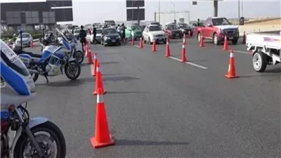 تحويلات مرورية بمحور التسعين الشمالي لمدة 10 أيام بسبب إصلاح هبوط أرضي