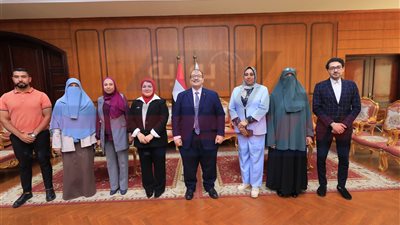 المجلس الصحي المصري يزور جامعة كفرالشيخ