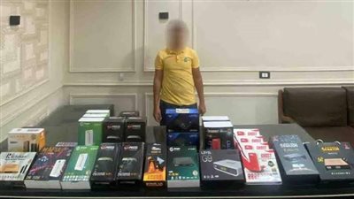ضبط محل يبيع أجهزة الريسيفر المعدة لفك شفرات القنوات الفضائية 