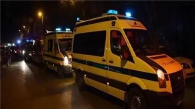 مصرع شخص وإصابة آخر في تصادم سيارة ودراجة بخارية بطريق فرعي بالمنيا