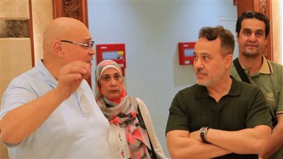 في أول يوم من توليه رئاسة البيت الفني للمسرح.. إيهاب فهمي يتفقد مسرح مصر تمهيدًا لافتتاحه قريبًا
