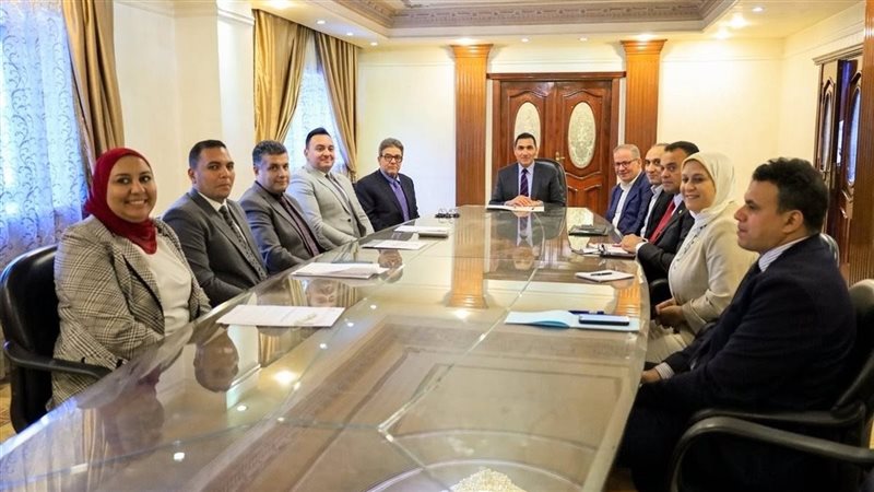 البيطريين مع وزير