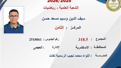 الثامن على الجمهورية من الإسكندرية: عام من الاجتهاد انتهى بإنجاز كبير وحلم الهندسة