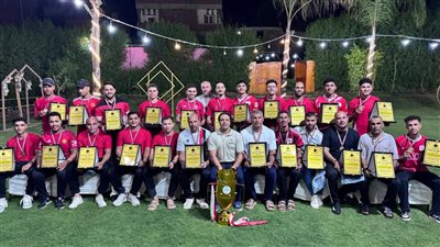 مدرب منتخب مصر محمد عبدالواحد يكرم فريق جريس لصعودهم المركز الثاني على مستوى المنوفية