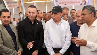 محافظ المنيا يتفقد خدمات القافلة الطبية الشاملة بمغاغة