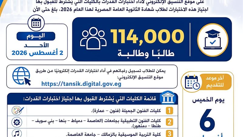 تنسيق الجامعات 2026..