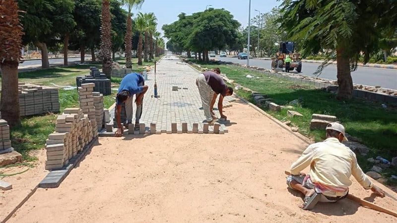 جانب من أعمال التطوير