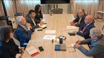 أبو هولي والأسعد يبحثان مع رئيس لجنة الحوار اللبناني الفلسطيني أوضاع اللاجئين وتحديات الأونروا