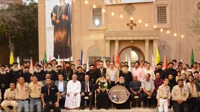 المنوفية تحتفل باليوبيل الذهبي للأنبا بنيامين بحضور برلمانى وتنفيذي حاشد بكنيسة اشمون 