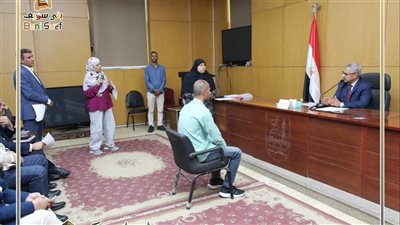 تفاصيل اللقاء الأسبوعي للواء عبد الله عبد العزيز محافظ بني سويف بالمواطنين