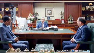 محافظ بني سويف لوكيل وزارة التربية والتعليم ووكيل المديرية الجديدين: النتائج الفيصل
