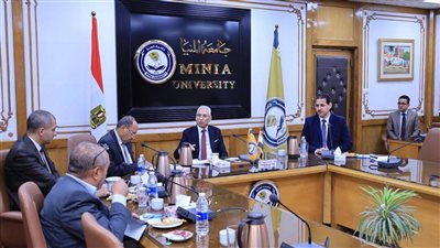 لجنة فنية لمعاينة جاهزية إنشاء جامعة المنيا التكنولوجية الأهلية