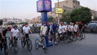 بمشاركة 100 متسابق انطلاق ماراثون  للدراجات الهوائية في المنيا.. (صور) 