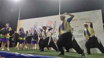 الفنون الشعبية تشعل أجواء جمصة في رابع ليالي 