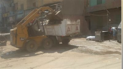 حملات مكثفة للنظافة ورفع الإشغالات وتحسين الخدمات بمراكز بني سويف