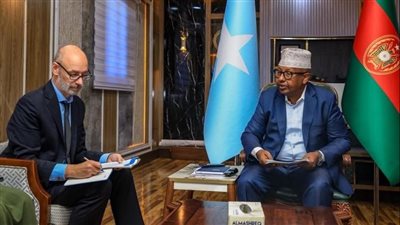 وزير الدفاع الصومالي يبحث مع مسئول أممي تعزيز التعاون المشترك