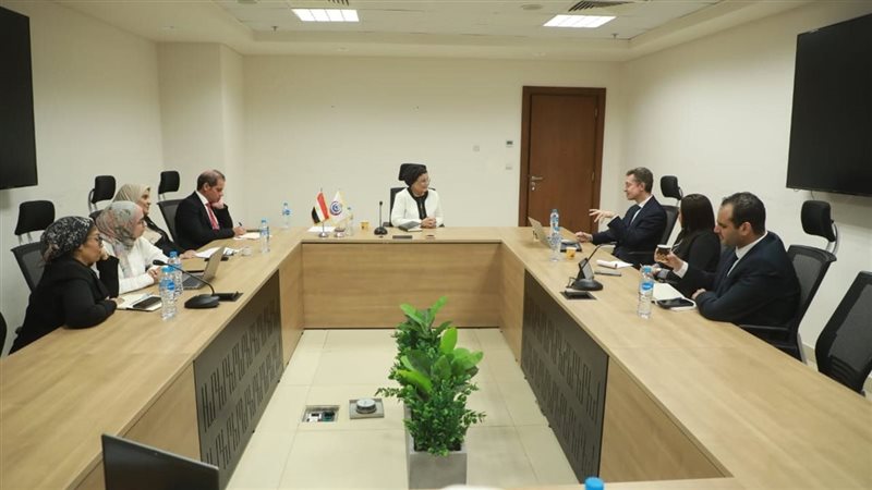 اجتماع نائبة وزير