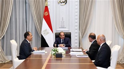 الرئيس السيسي يراجع مستجدات التحوط ضد مخاطر تقلبات أسعار النفط العالمية